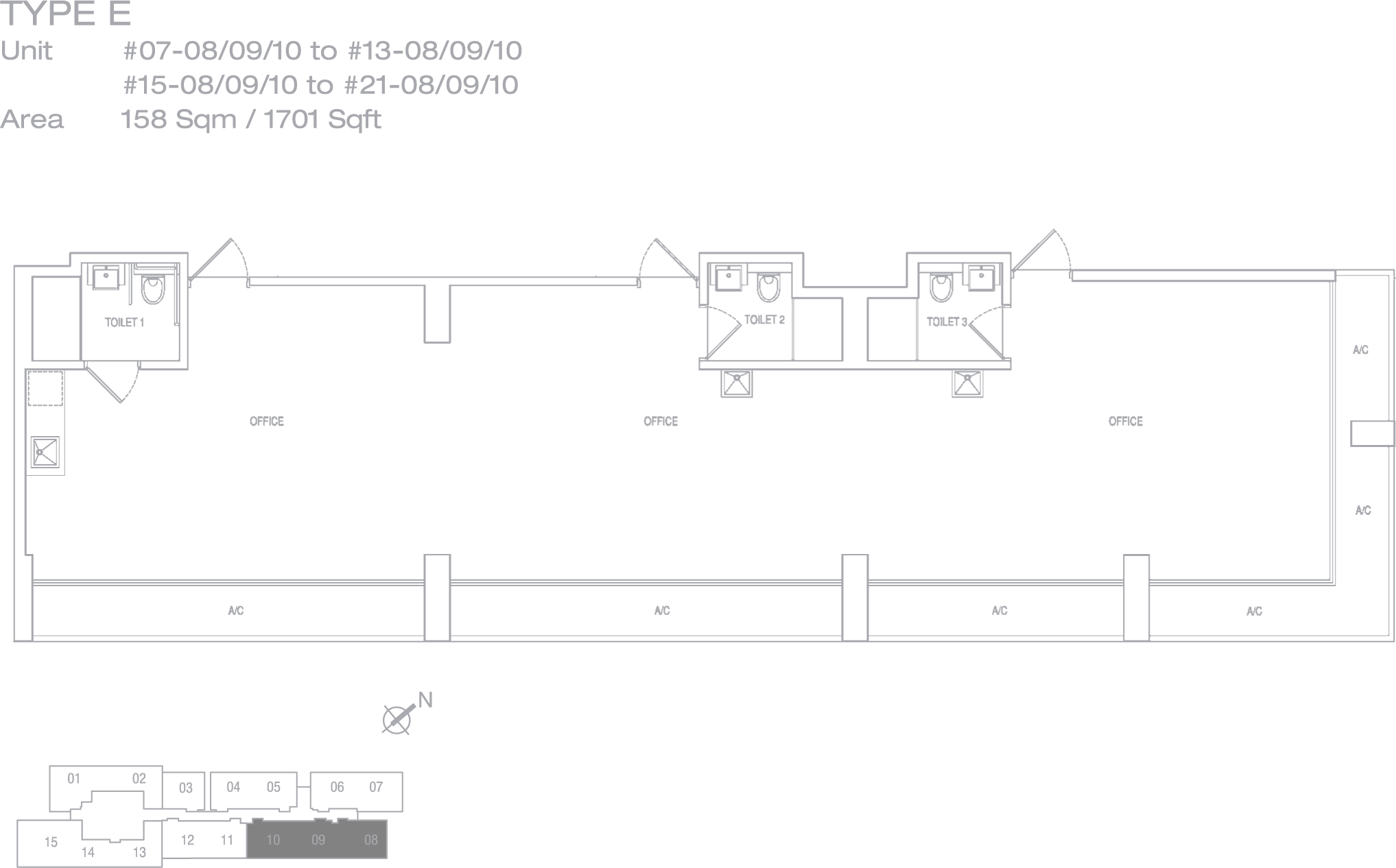 Type E Shop Floor Plan