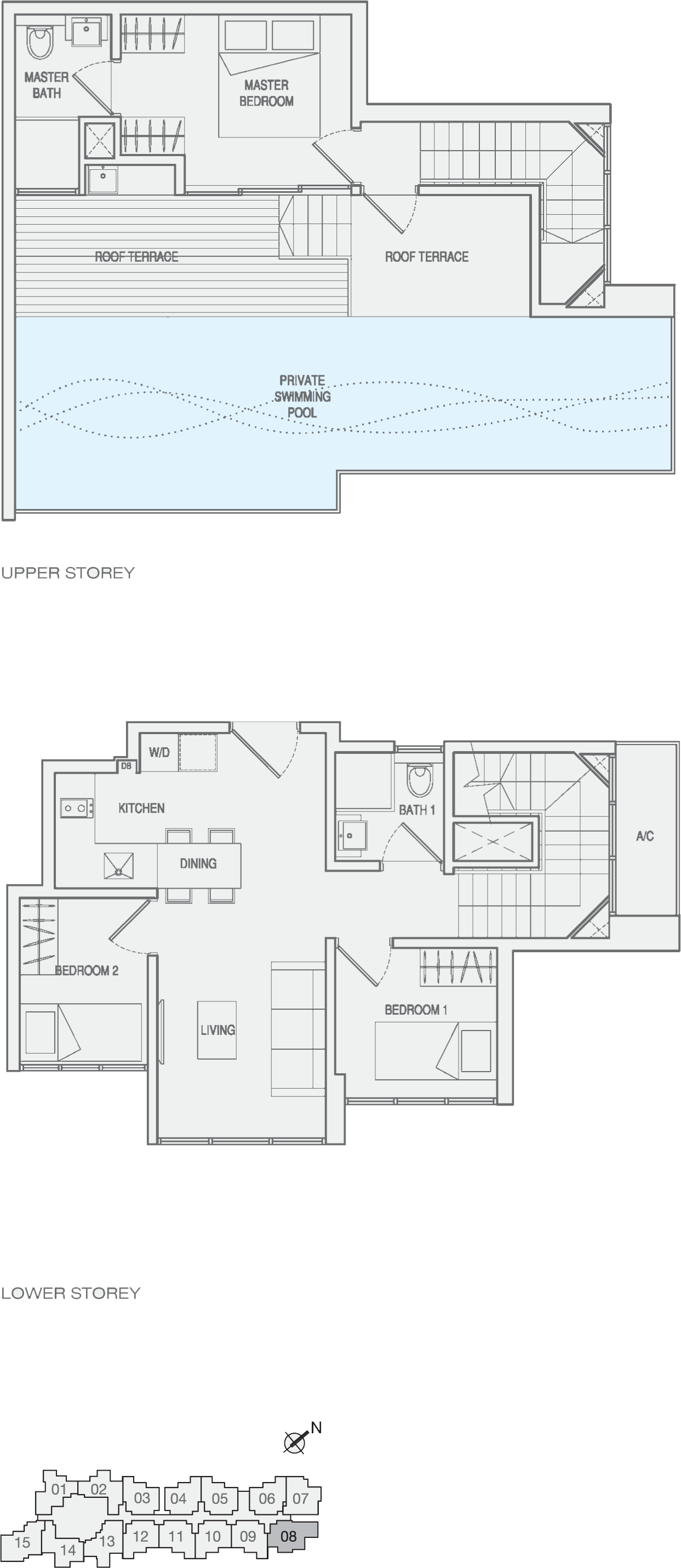 Type 3-Bedroom-Type-PH10 Penthouse Floor Plan
