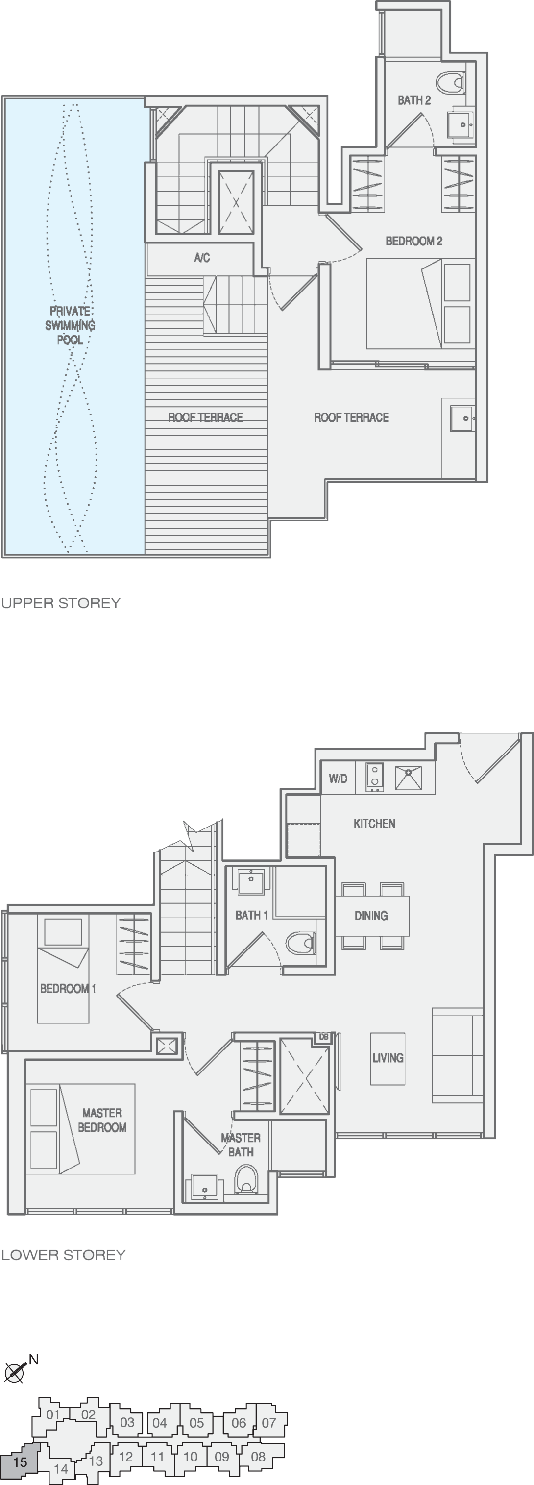 Type 3-Bedroom-Type-PH9 Penthouse Floor Plan