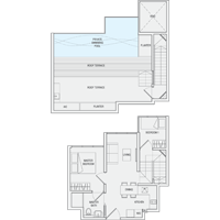 2 Bedroom Type PH5 Penthouse Floor Plan