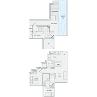 2 Bedroom Type PH6 Penthouse Floor Plan