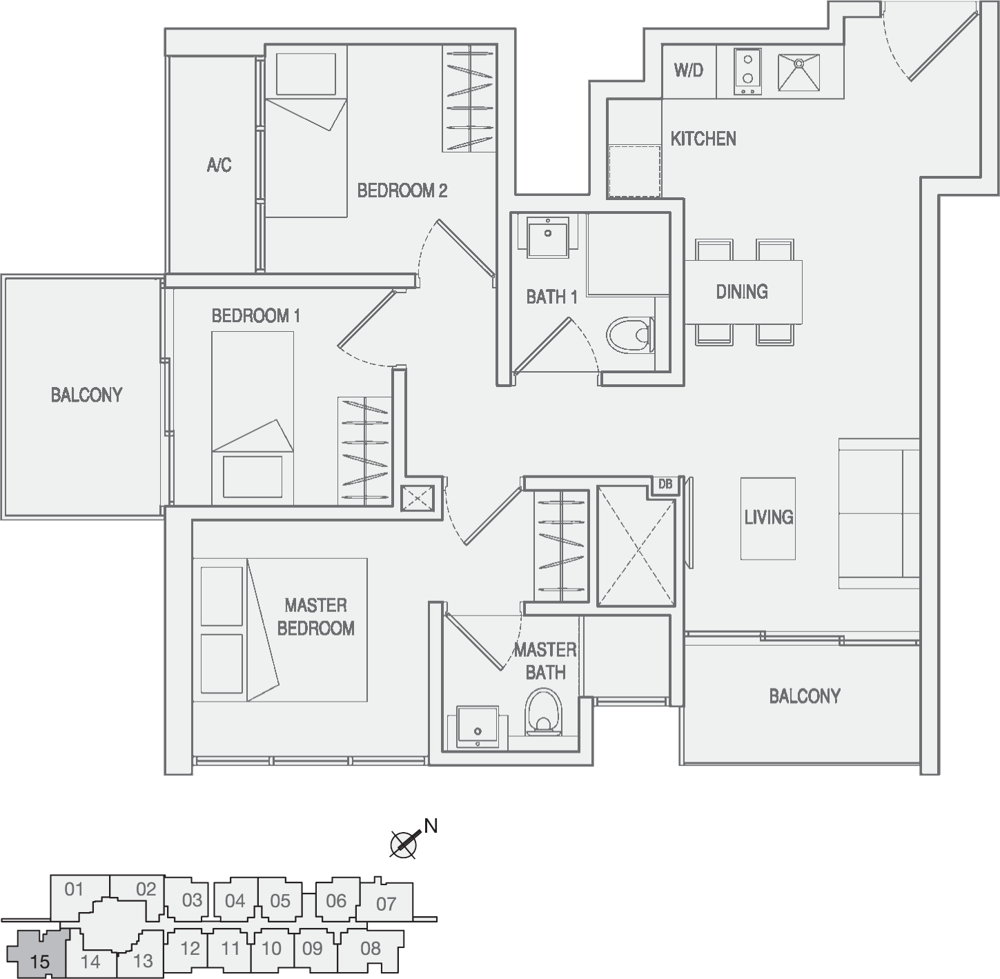 Eon Shenton Floor Plan - Residential B1